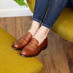 Mocassins & Derbies | JULES & JENN Mocassins Cuir Camel