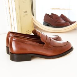 Mocassins & Derbies | JULES & JENN Mocassins Cuir Camel