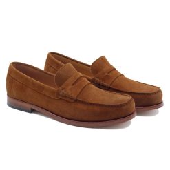 Mocassins | JULES & JENN Mocassins Urbains Cuir Daim Cognac