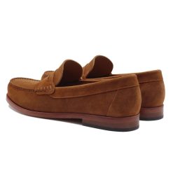 Mocassins | JULES & JENN Mocassins Urbains Cuir Daim Cognac