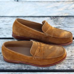 Mocassins | JULES & JENN Mocassins Urbains Cuir Daim Cognac