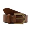 Ceintures | JULES & JENN Ceinture Milan Cuir Cognac