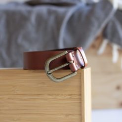 Ceintures | JULES & JENN Ceinture Milan Cuir Cognac