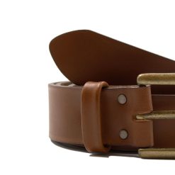 Ceintures | JULES & JENN Ceinture Milan Cuir Cognac