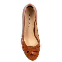 Escarpins | JULES & JENN Escarpins Decoupe Cuir Camel