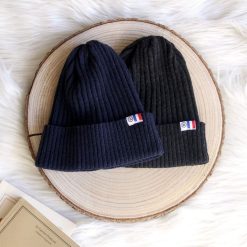 Bonnets | JULES & JENN Bonnet Coton Recycle Noir