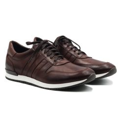 Baskets | JULES & JENN Sneakers Cuir Marron