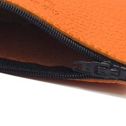 Petite Maroquinerie | JULES & JENN Pochette Cuir Graine Upcycle Petit Modele Orange