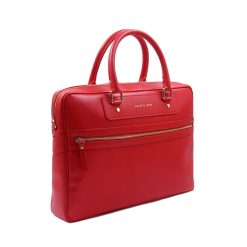 Sacs A Main | JULES & JENN Sacoche Cuir Grave Rouge