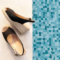 Sandales | JULES & JENN Espadrilles Slingback Recyclees Es Noir