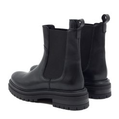 Bottines & Bottes | JULES & JENN Bottines Chelsea Crantees Cuir Noir