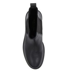 Bottines & Bottes | JULES & JENN Bottines Chelsea Crantees Cuir Noir