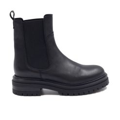 Bottines & Bottes | JULES & JENN Bottines Chelsea Crantees Cuir Noir