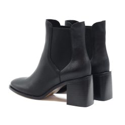 Bottines & Bottes | JULES & JENN Bottines Chelsea Talon Cuir Noir