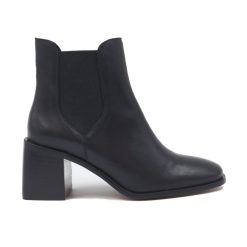 Bottines & Bottes | JULES & JENN Bottines Chelsea Talon Cuir Noir