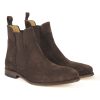 Boots | JULES & JENN Chelsea Boots Cuir Daim Marron