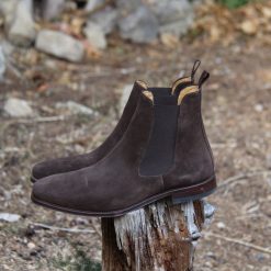 Boots | JULES & JENN Chelsea Boots Cuir Daim Marron