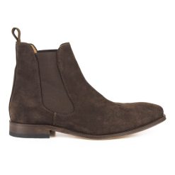 Boots | JULES & JENN Chelsea Boots Cuir Daim Marron