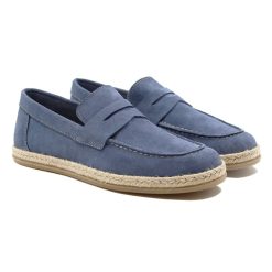 Mocassins | JULES & JENN Mocassins Espadrilles Cuir Bleu