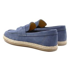 Mocassins | JULES & JENN Mocassins Espadrilles Cuir Bleu