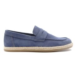 Mocassins | JULES & JENN Mocassins Espadrilles Cuir Bleu