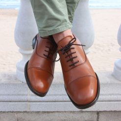 Richelieus & Derbies | JULES & JENN Richelieu Oxford Cuir Marron Cognac