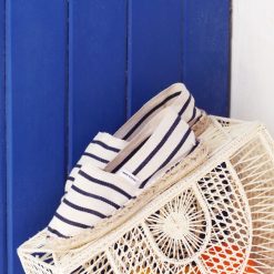 Espadrilles | JULES & JENN Espadrilles Toile Coton Blanc Bleu Blanc/Bleu