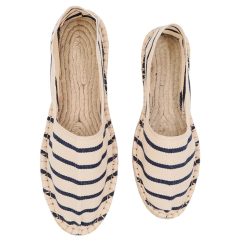 Espadrilles | JULES & JENN Espadrilles Toile Coton Blanc Bleu Blanc/Bleu