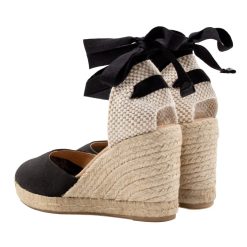 Sandales | JULES & JENN Espadrilles Compensees Recyclees Noir