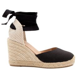 Sandales | JULES & JENN Espadrilles Compensees Recyclees Noir