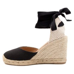 Sandales | JULES & JENN Espadrilles Compensees Recyclees Noir