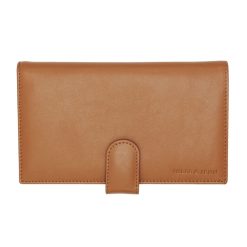 Petite Maroquinerie | JULES & JENN Portefeuille & Porte-Chequier Cuir Camel