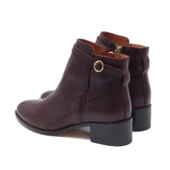 Bottines & Bottes | JULES & JENN Bottines Cavalieres Cuir Bordeaux