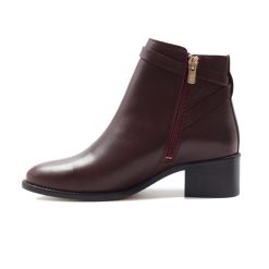 Bottines & Bottes | JULES & JENN Bottines Cavalieres Cuir Bordeaux