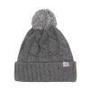 Bonnets | JULES & JENN Bonnet Pompon Laine Gris