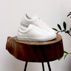 Baskets | JULES & JENN Tennis Lacet Cuir Blanc