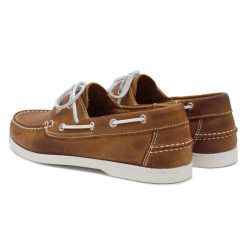 Chaussures Bateau | JULES & JENN Chaussures Bateau Cuir Cognac