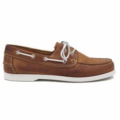 Chaussures Bateau | JULES & JENN Chaussures Bateau Cuir Cognac