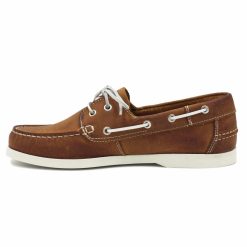 Chaussures Bateau | JULES & JENN Chaussures Bateau Cuir Cognac