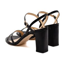 Sandales | JULES & JENN Sandales Talon Epurees Cuir Noir