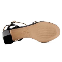 Sandales | JULES & JENN Sandales Talon Epurees Cuir Noir