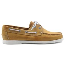 Chaussures Bateau | JULES & JENN Chaussures Bateau Cuir Jaune