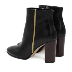 Bottines & Bottes | JULES & JENN Bottines A Talon Cuir Noir