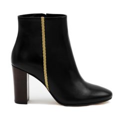 Bottines & Bottes | JULES & JENN Bottines A Talon Cuir Noir