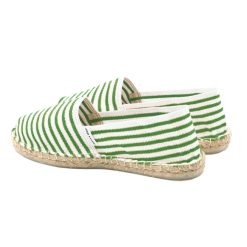 Espadrilles | JULES & JENN Espadrilles Toile Coton Vert Dore Vert/Dore