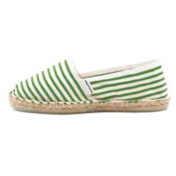 Espadrilles | JULES & JENN Espadrilles Toile Coton Vert Dore Vert/Dore