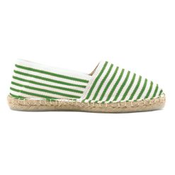 Espadrilles | JULES & JENN Espadrilles Toile Coton Vert Dore Vert/Dore