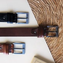 Ceintures | JULES & JENN Ceinture Casual Cuir Marron