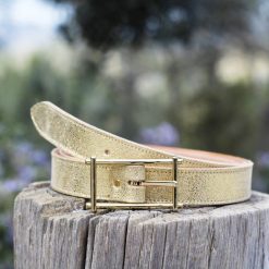 Ceintures | JULES & JENN Ceinture Mademoiselle Cuir Dore