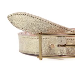 Ceintures | JULES & JENN Ceinture Mademoiselle Cuir Dore